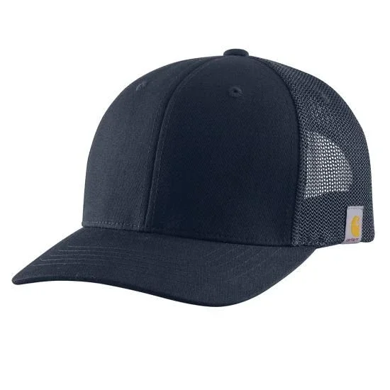 Flexfit Men's 110 Mesh Cap - Black Trucker Hat, OSFA (One Size Fits All)