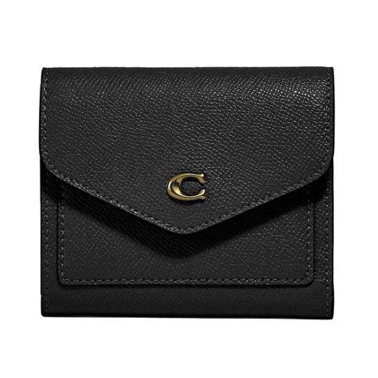 極美品✨COACH Small Wallet Mini C Logo Coach Logo leather wallet - Wallets - BeyondStyle