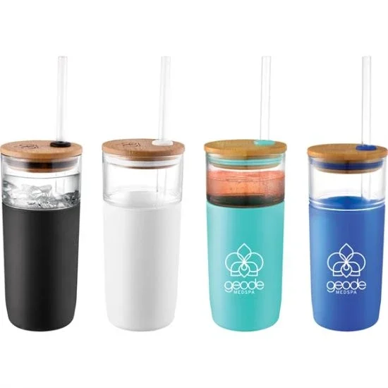 Bulk Poppi Glass Tumbler 20Oz by Logotech 106300