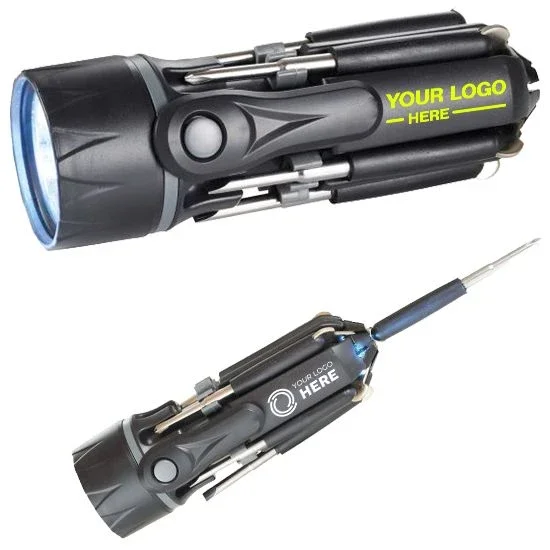 Personalized Spidey 8-in-1 Screwdriver Flashlight by Logotech 104221