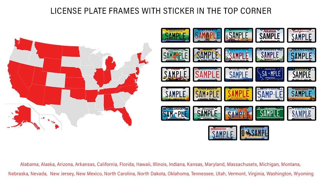 Choosing the Right License Plate Frame for Your State: a Guide