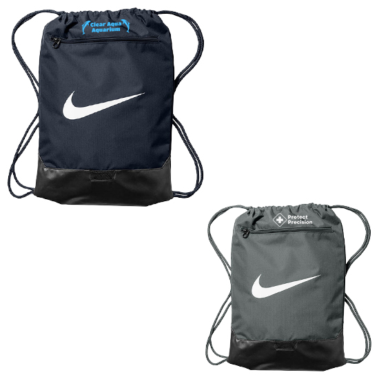 Customizable Nike Brasilia Drawstring Pack from Logotech 141522 Customizable Nike Brasilia Drawstring Pack from Logotech 141522
