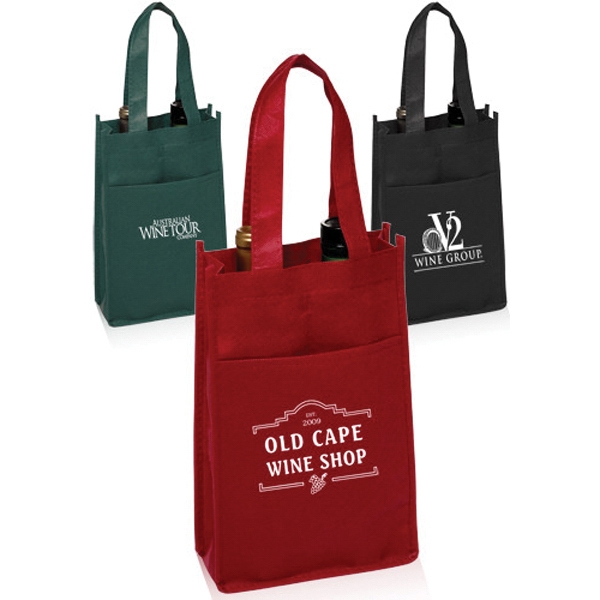 Non Woven Vineyard Two Bottle Wine Bags