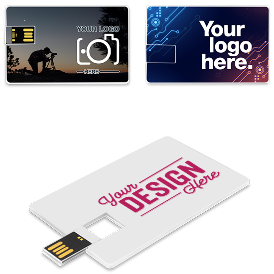skadedyr Produktionscenter Busk Promotional Credit Card Flash Drive with Your Logo FDPL165