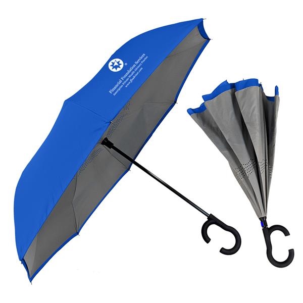 The ViceVersa Inverted Umbrella 46 in from Logotech 800823